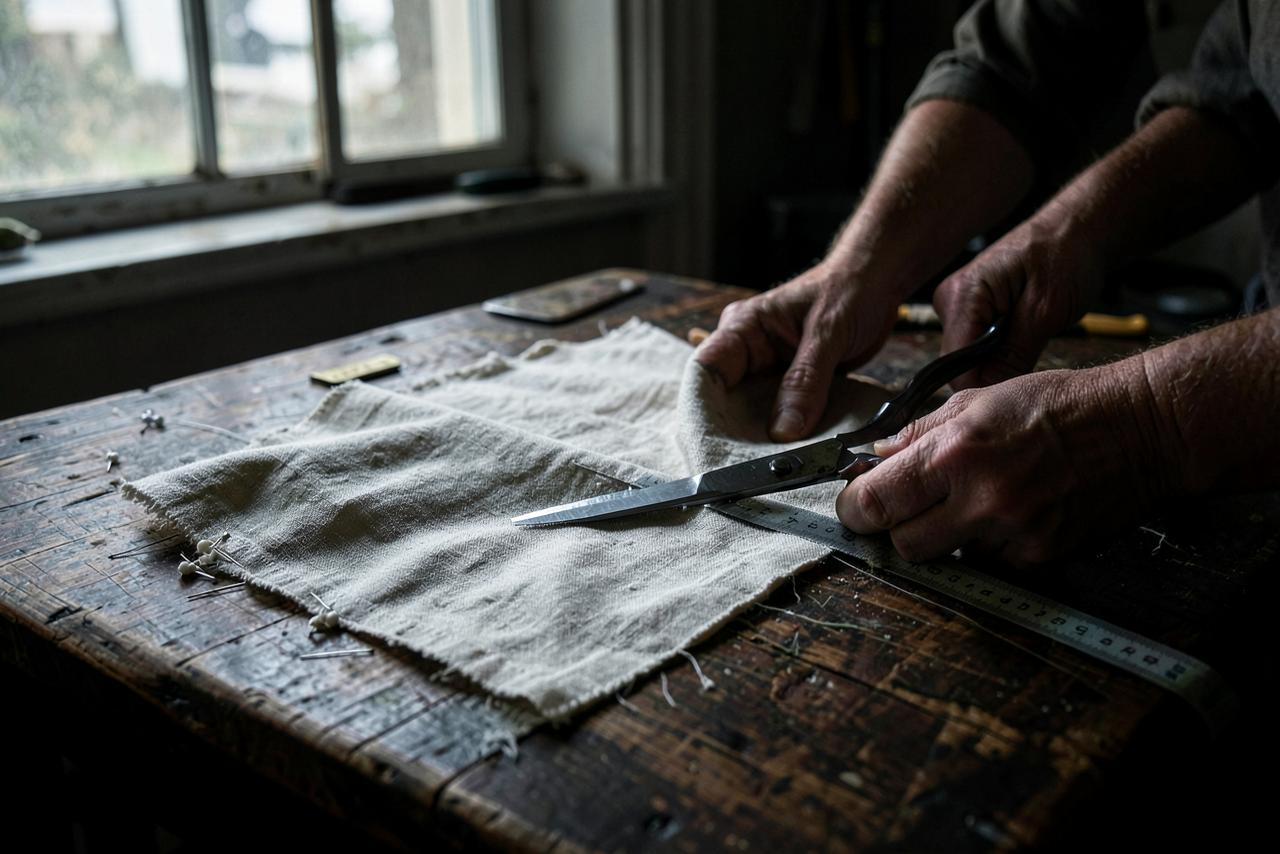 Why we cut aprons from heavier linen